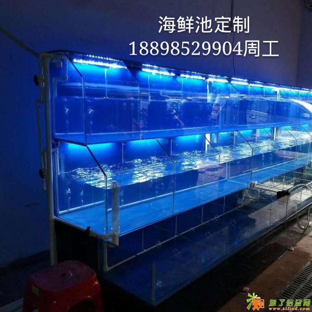 从化海鲜池定做公司从化太平镇周边餐饮专业海鲜池定做