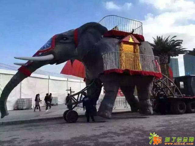 机械大象出租机械神龙出租（象可喷水龙可喷火）