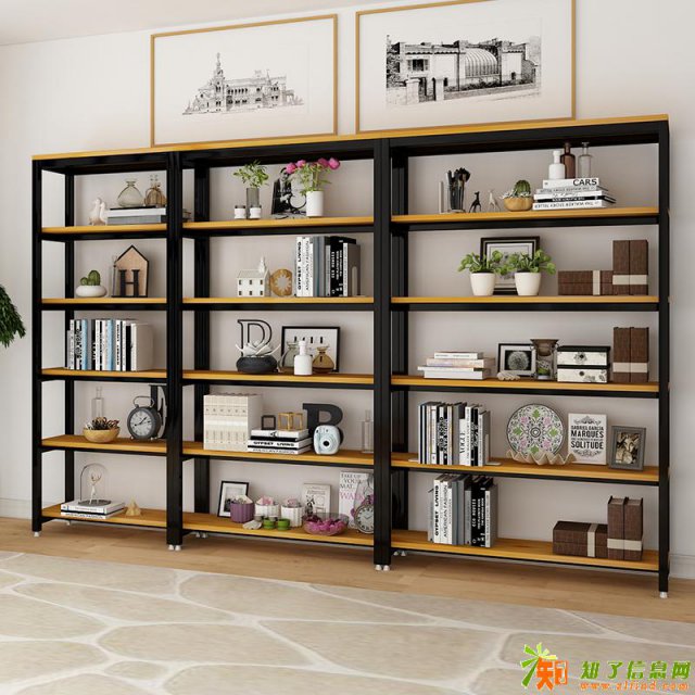 白山钢木书架定制生产厂家销售