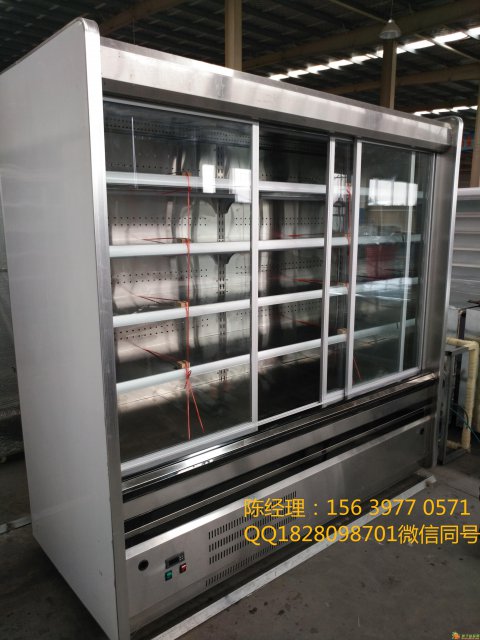 怎么定做购买水果店风幕柜，郑州风幕柜定做