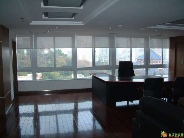 北京办公室窗帘遮光卷帘定做酒店纱帘餐厅竹帘百叶帘