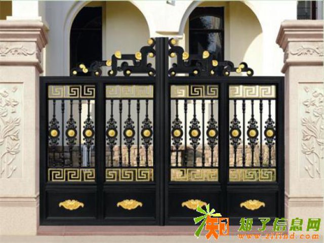 成都金牛区铝艺大门栏杆