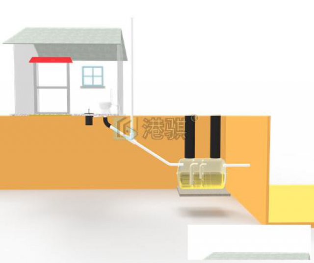 【农村三格式厕所设计】新农村旱厕改造塑料压力桶-港骐