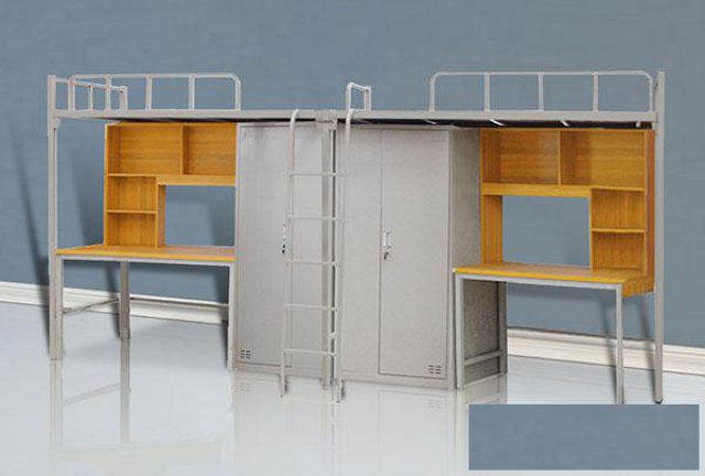 上铺下桌带衣柜宿舍床厂家出售