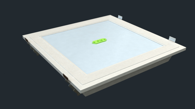 新型室内空气净化平板型照明空气净化器净化新方式