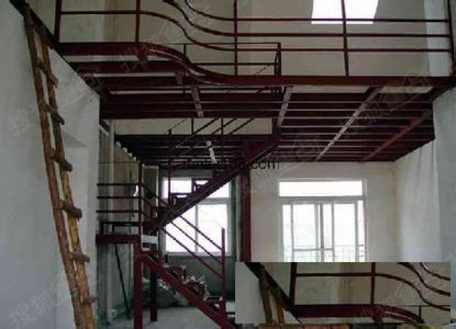 北京钢结构阁楼搭建楼梯安装室内外加层