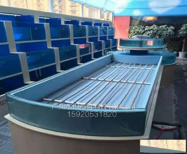 白云大排档海鲜池定做-广州哪里定做大排挡鱼缸-大排档虾蟹鱼池