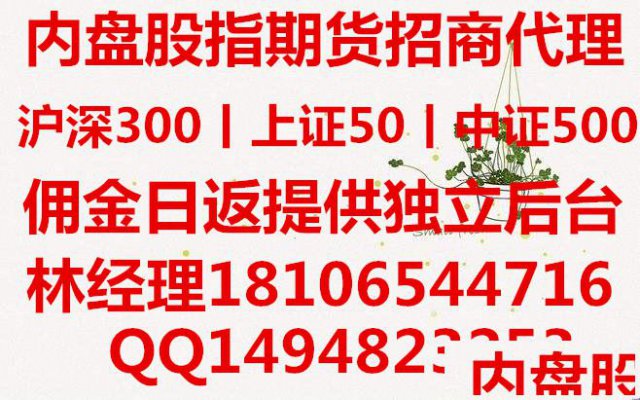 和顺金融网子品牌和顺股指金融招募全国优质代理