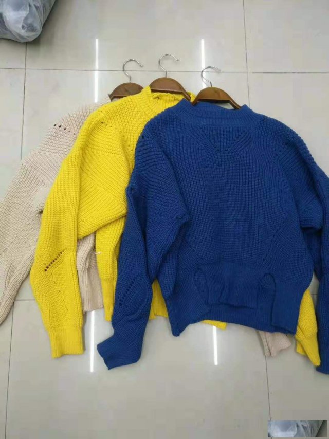 东莞低价毛衣库存现货清仓，单款，杂款十万件现货