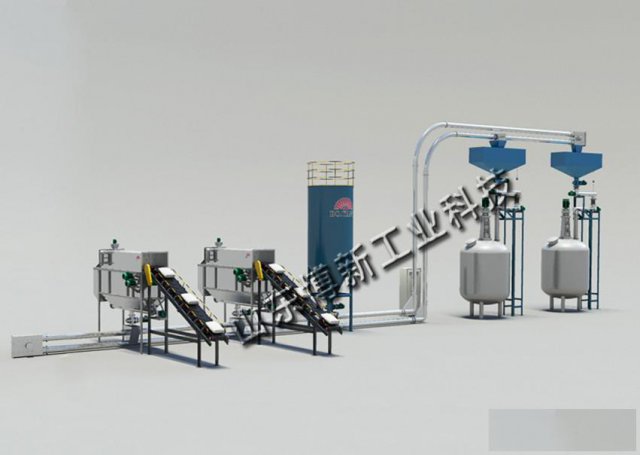 滑石粉拆袋机生产线，20KG拆袋机制造商