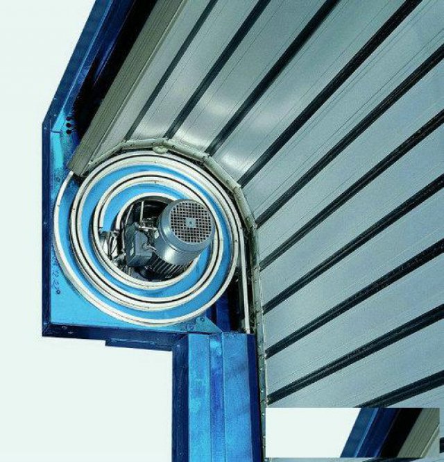 垃圾站配套卷帘门，硬质快速卷帘门选环照门业