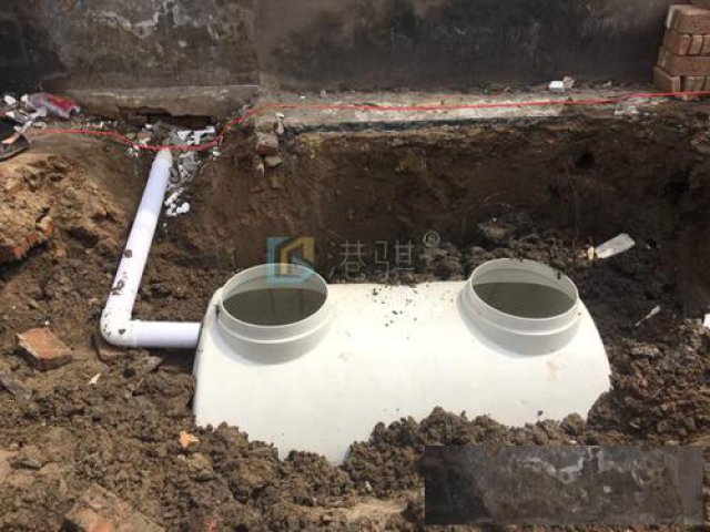 新型环保玻璃钢化粪池河北玻璃钢化粪池生产-港骐