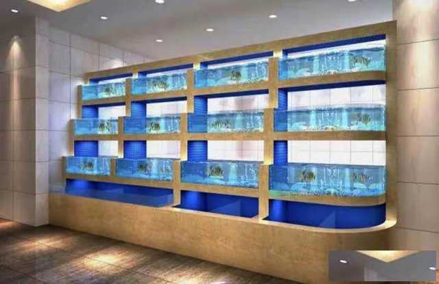 花都餐饮不锈钢移动酒楼海鲜池定做安装价格