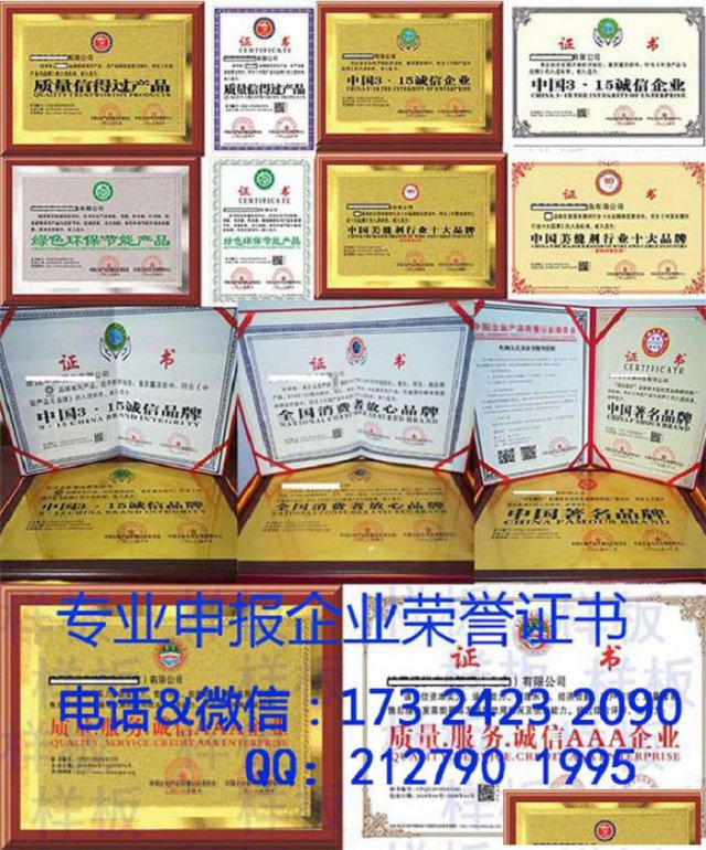 行业十大品牌证书怎申请
