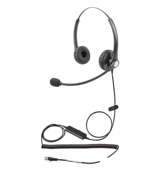 A26RJ双耳降噪话务耳机电话耳机头戴耳机