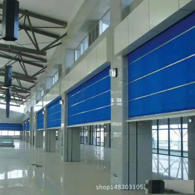 无锡卷帘门维修玻璃感应门定制地弹簧玻璃门安装铝合金卷帘门