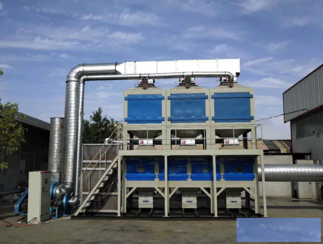 山东环保设备批发工厂废气净化催化燃烧处理净化器工艺原理