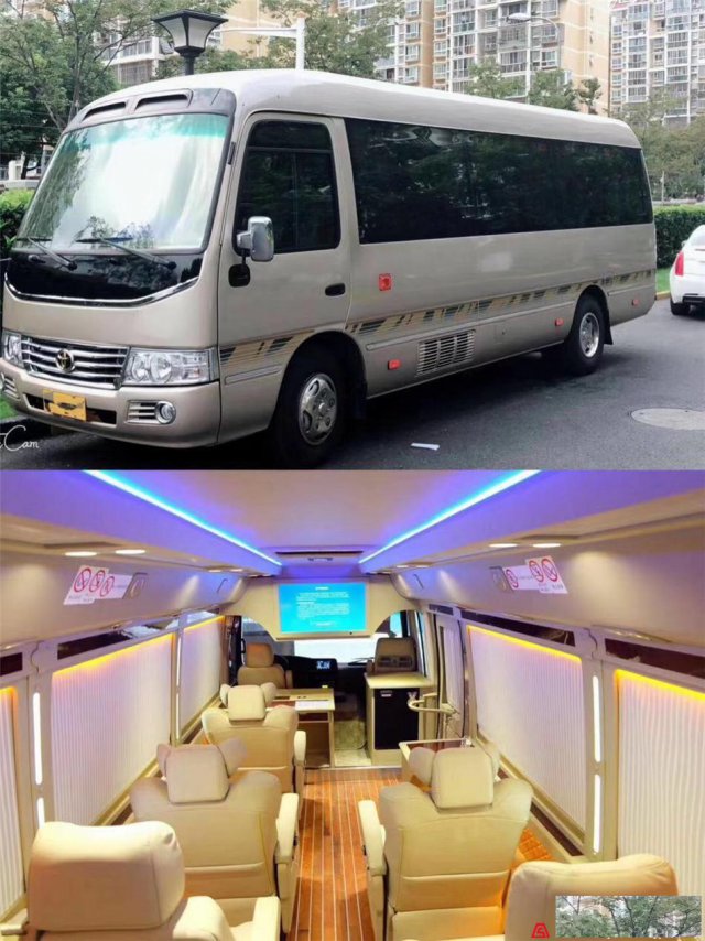 豪华考斯特包车上海租豪华考斯特20座中巴出租