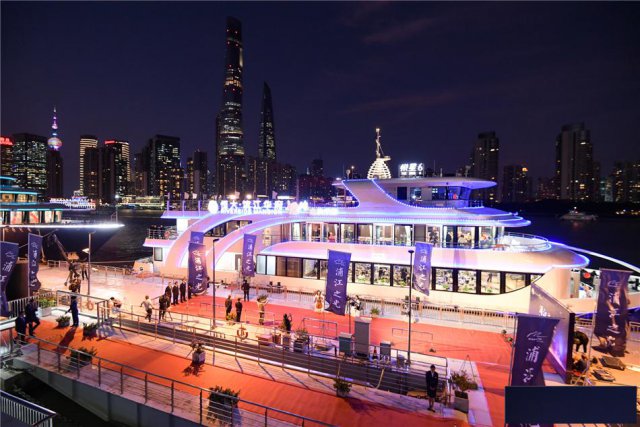 浦江游船租赁悦星6号游船商务婚礼出租