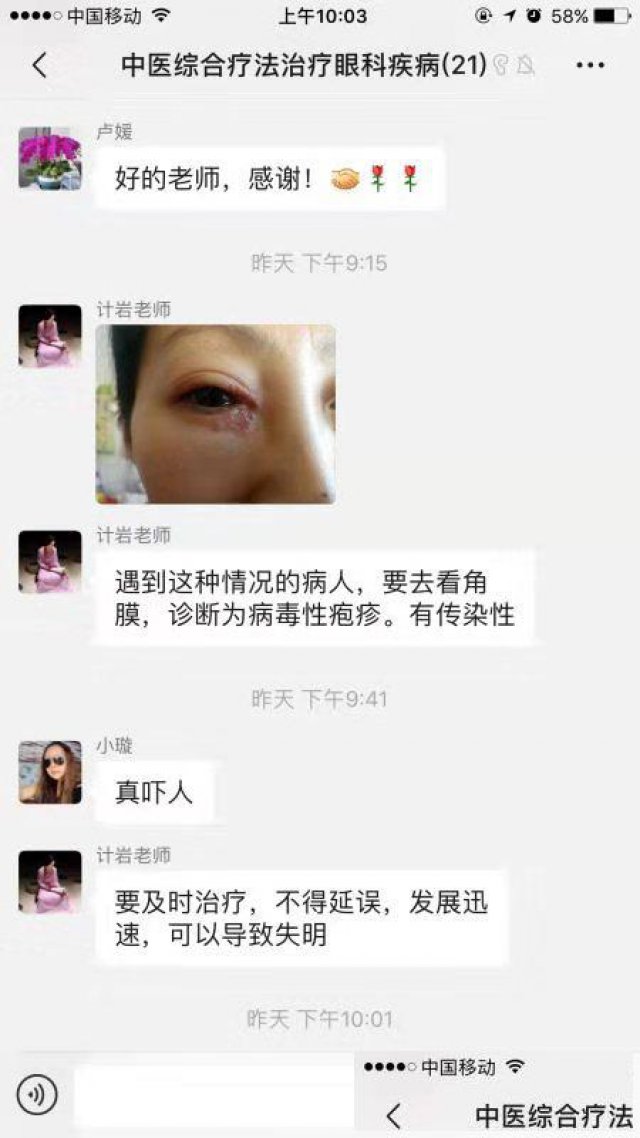 中医综合疗法治疗青少年眼科疾病反馈图