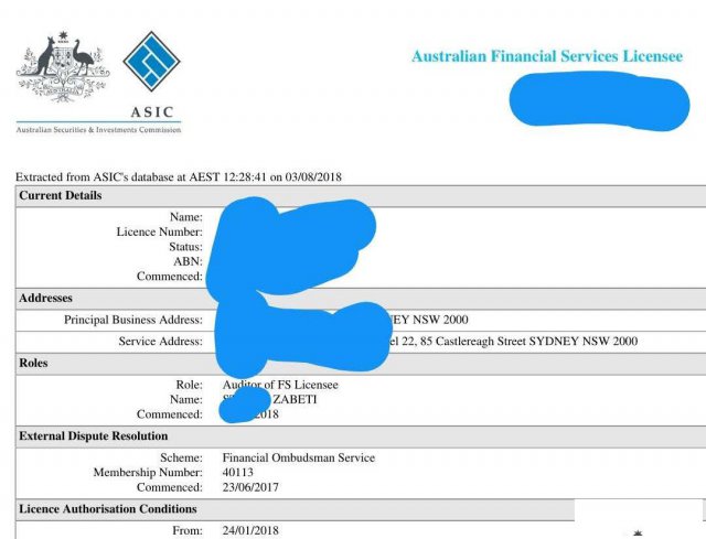 澳洲ASIC外汇监管牌照怎么申请