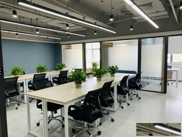 福田八卦岭安吉尔精装办公室直租，费用全包，领包入住