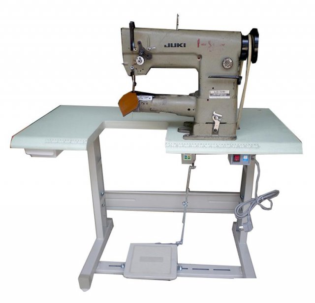 皮革缝纫机原装341L大嘴简式综合送料高头车箱包皮具针车