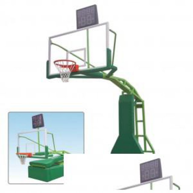 供应室内外电动液压篮球架