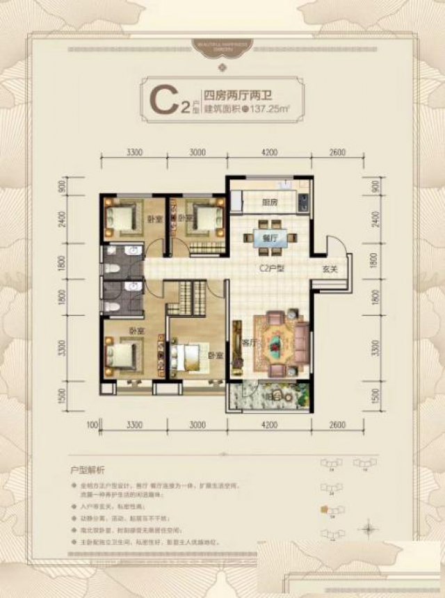 西客运旁首付30万起豪华四居