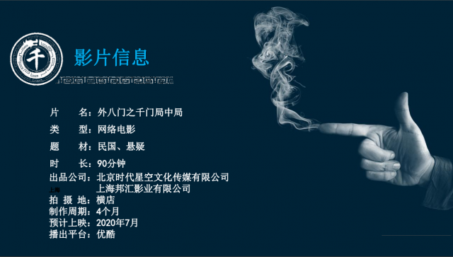 电影《外八门之局中局》定档了吗？怎么投？成本多少？