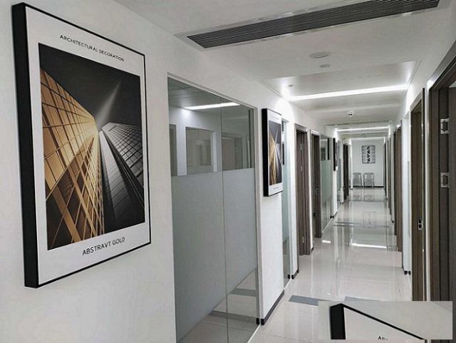 精装办公室399元/月配办公桌椅房租水电宽带费全包