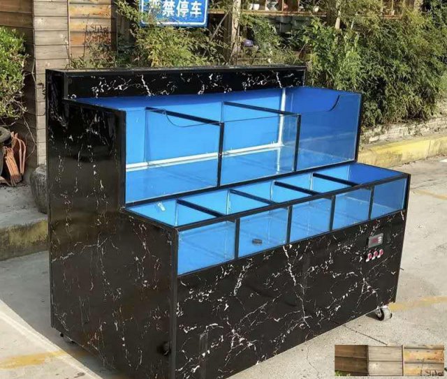 惠州专业大闸蟹海鲜鱼池定做公司海鲜池定做最低价格