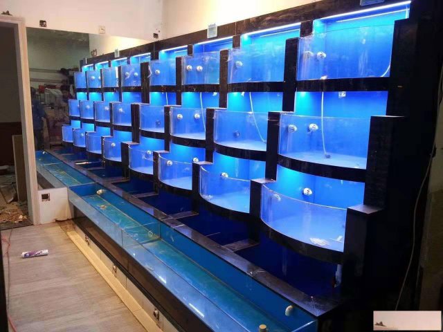 梅州餐饮海鲜鱼池定做公司广东专业海鲜池订做价格