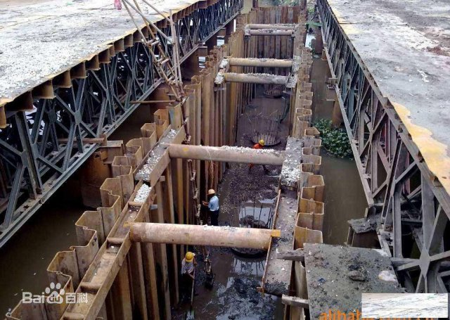 北京专业打拉森钢板桩打混凝土桩