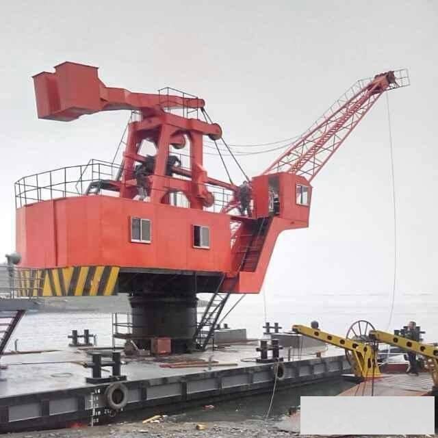 汕头二手海港吊回收广东废旧码头吊回收拆除