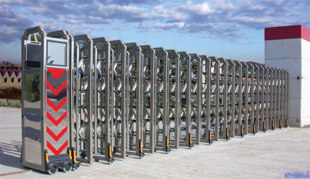 北辰区伸缩门厂家，电动伸缩门电动平移门平开门修理