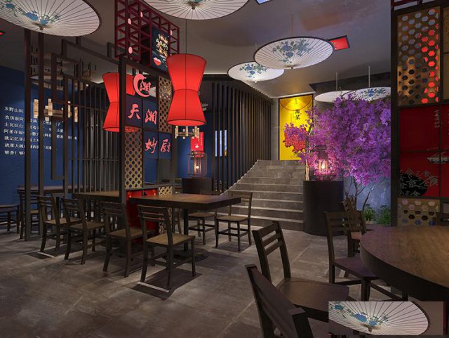 合肥湘菜馆装修设计，不在湖南也能感受湘西风情