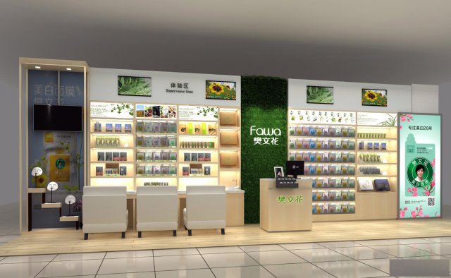 济南展柜制作有限公司-济南化妆品展柜设计制作