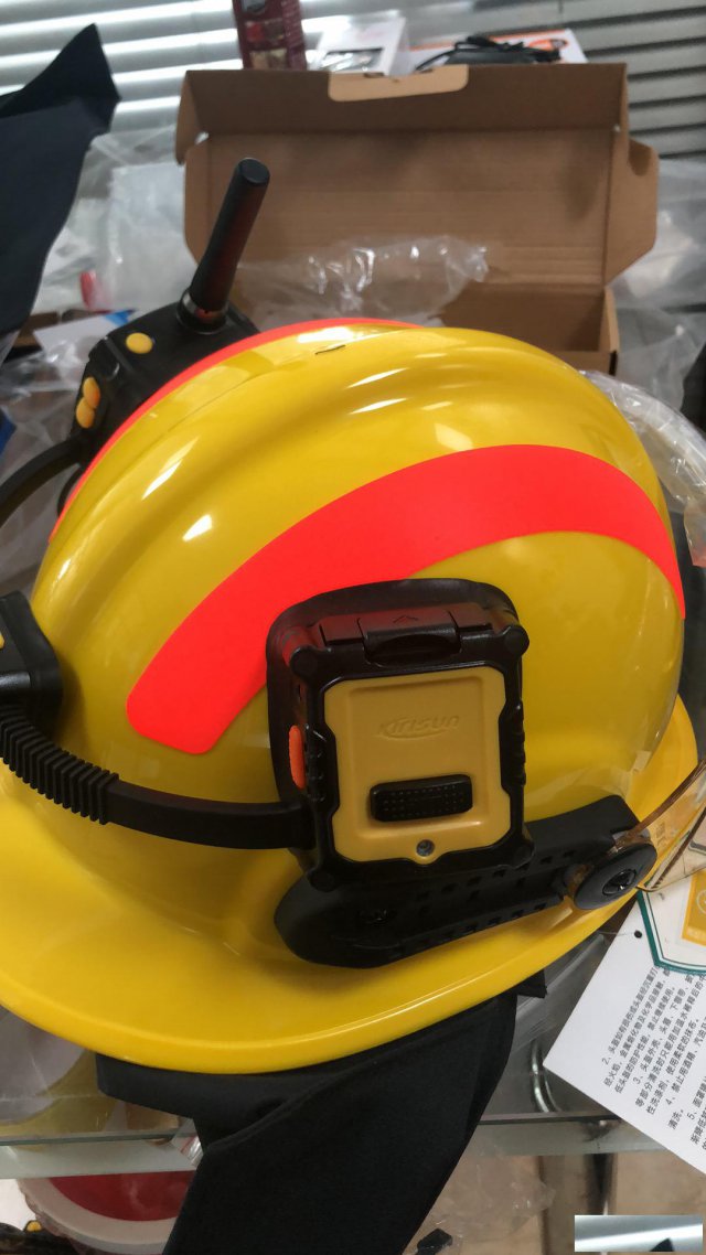 供应河北消防头盔对讲机KH620D森林对讲机