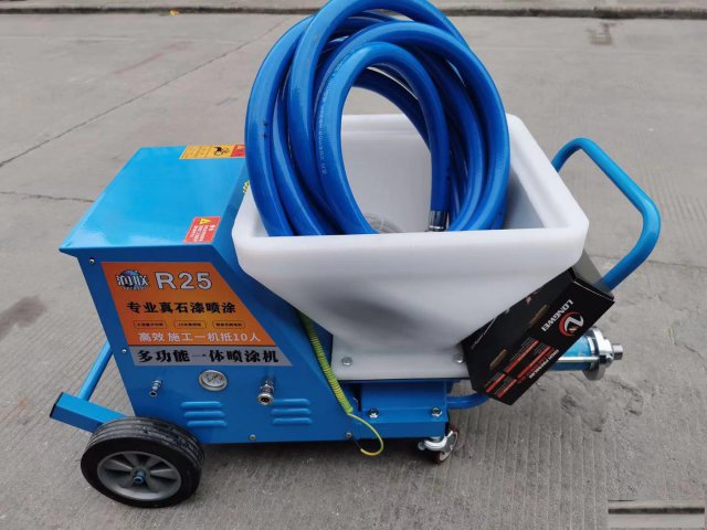 玉林乡村亮化墙面真石漆翻新专用喷涂机速度快