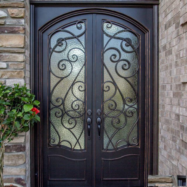 别墅铁艺大门北京金七福定制生产