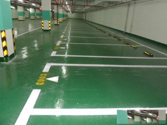 小区停车场划线