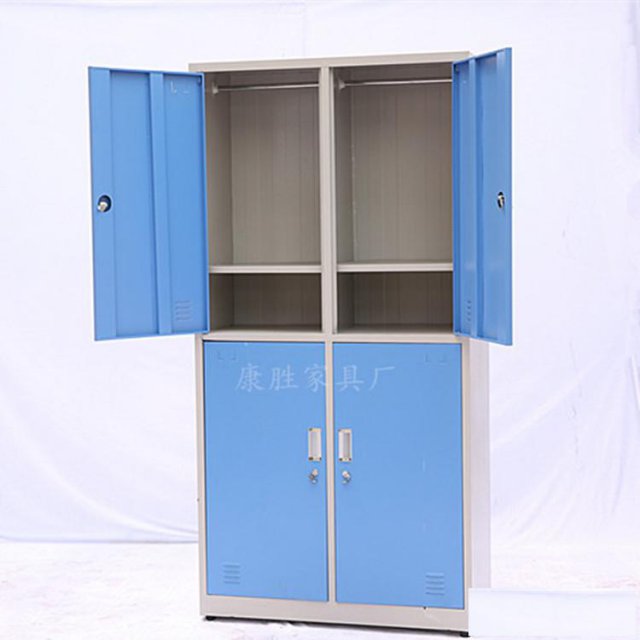 康胜品牌铁皮四门更衣柜实惠价格惠州铁皮柜工厂批发