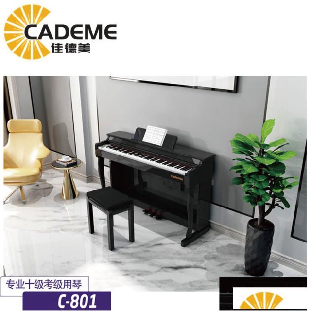 泉州佳德美88键重锤键盘电钢琴C-801