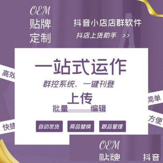 跨境电商ERP系统代理虾皮运营亚马逊代理