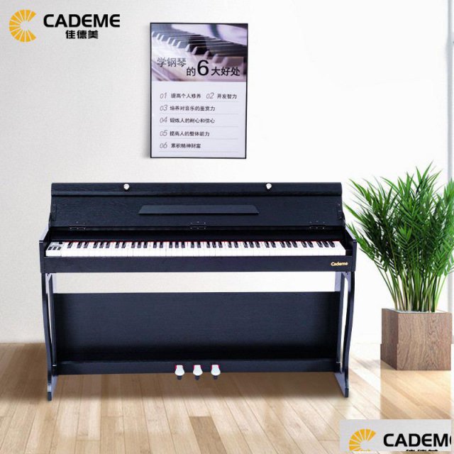 泉州佳德美88键重锤键盘电钢琴C-806T木纹款