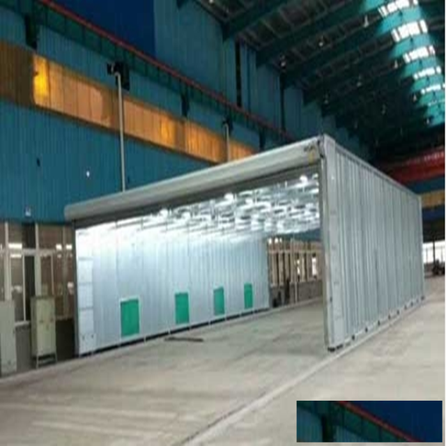 一种整体移动式喷漆房适合多工位切换喷漆
