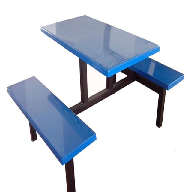玻璃钢食堂餐桌椅厂家康胜直销河源玻璃钢食堂餐桌价格真实
