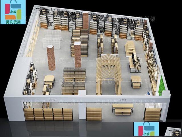 莫凡货架小红书推荐厂家-伶俐陈列展示架可定做