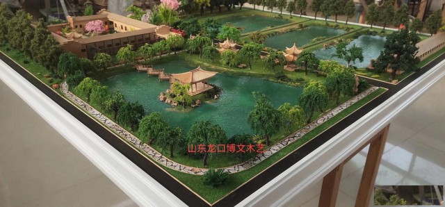 榫卯结构沙盘古建筑模型博物馆展览馆规划馆各种展馆